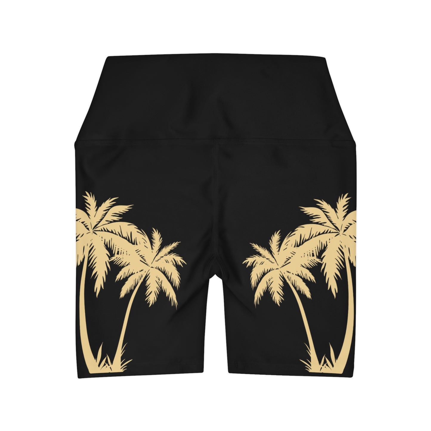 High Waisted Yoga Shorts (AOP)