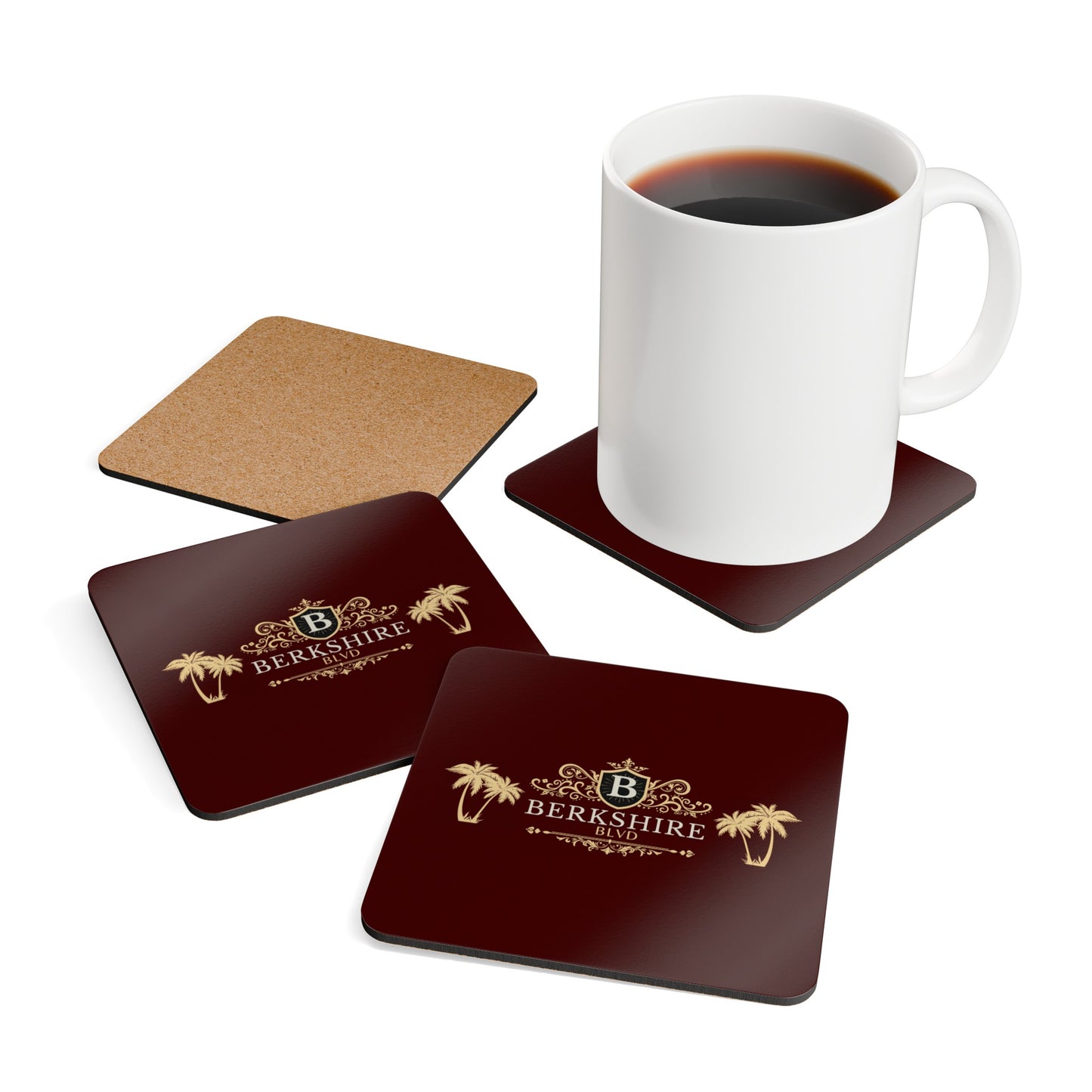 Corkwood Coaster Set