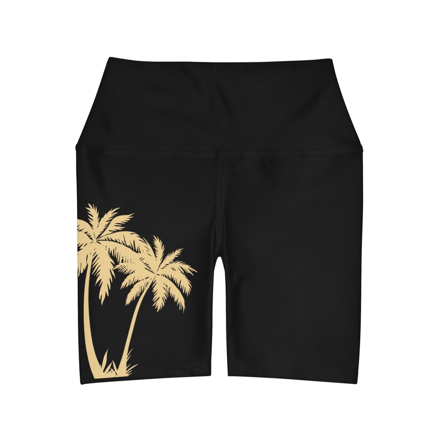 High Waisted Yoga Shorts (AOP)